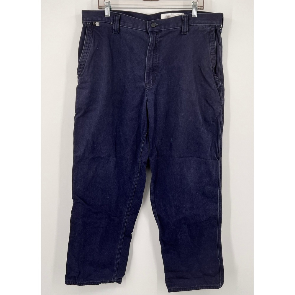 Carhartt FR Flame Resistant Work Pants Navy Blue‎ ARC 2 NFPA 2112 Mens 38x30